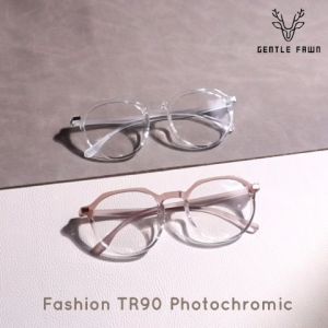 Gentle Fawn Kacamata Antiradiasi Photocromic 2in1 Bahan TR90 Dan Metal Bisa Minus Fashion Pria Wanita 7042