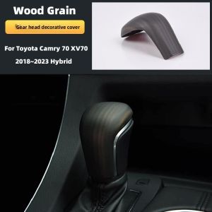 For Toyota Camry 70 XV70 2018~2023 Hybrid Car Shift Handle Cover Non-Slip Wear-resistant Breathable Decoration Cover Accessories