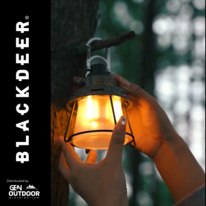 BLACKDEER Lotus Seed Lamp 215g |4 Light Modes |2600mAh |Type-C Charge | 260lm | IPX5 Waterproof |Steel PC PP