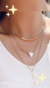 Kalung Lapis Emas Gaya Eropa & Amerika