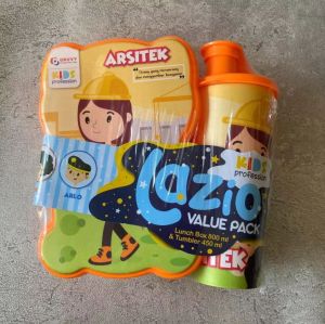 LUNCH BOX / KOTAK MAKAN DAN BOTOL / TEMPAT MAKAN BOTOL VALUE LAZIO