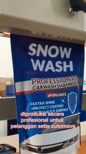 Shampo Motor Snow Wash Mobil Sabun Cuci Motor Sabun Cuci Mobil Harga Grosir Kemasan Pouch 500 ml