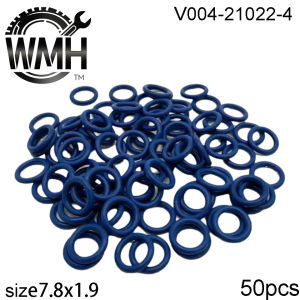 50Pcs Universal Fuel Injector Repair Kit Rubber O-Ring 21022-4 Size Is 7.8x1.9 Car accessories