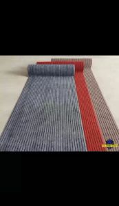 New Geometric Striped Rubber Mat Non-Slip Entryway Doormat & Kitchen Floor Mat 120cm Wide Multipurpose Carpet Non-Slip Soft Super Absorbent Kitchen Mat Big Doormat Carpet Set Microfiber Materia HOTEL DOORMAT AREA CARPET