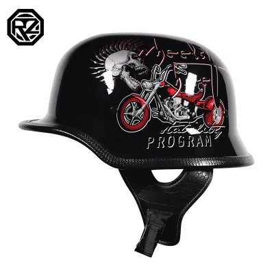 ORZ | Vintage Half Motorcycle Helmet For All Seasons