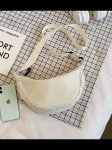 Mens And Womens Crossbody Bag Stylish Simple Design Dumpling Bag Classic Sling Bag Student Single Shoulder Canvas Bag Outdoor Waterproof Large Capacity Leisure Travel Storage Bag