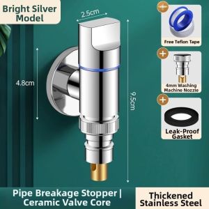 YANZHAI | Automatic Stop Valve Washer Tap Special Clamping Mouth Adapter