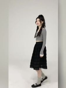 La Chapelle | Chân Váy A-Line Cao Waist Mảnh
