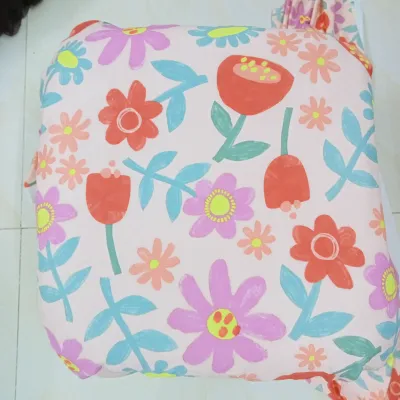 1kg vải thun lạnh hoạ tiết hoa co giãn 4c