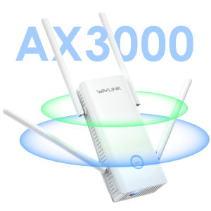 WAVLINK 3000Mbps WiFi 6 Repeater Wireless Penguat Sinyal WiFi Range Extender Jarak Jauh Router