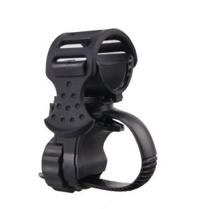 Bicycle Handlebar Light Bracket Bike Lamp Holder 360 Degree Rotatable Flashlight Clip Cycling Headlight Stand Bicycle Accessorie