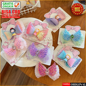 JEPIT RAMBUT PITA ANAK PEREMPUAN BENTUK SAYAP AKSESORIS RAMBUT GAYA KOREA KEKINIAN AK258 YARRA