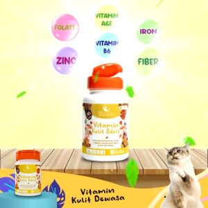 Olive Care Vitamin KULIT ADULT Kucing MASALAH KULIT DEWASA untuk Bulu Rontok Jamur Kutu Scabies Ringworm Ruam dan Obat Sakit Radang Kulit GPO