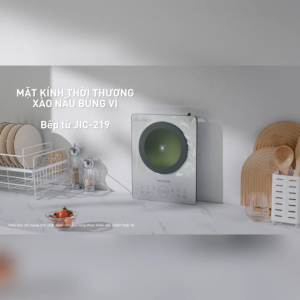 Bếp từ đơn 2200W Joyoung JIC-219 Mặt kính Microcrystalline Gia nhiệt nổi 3D (tặng kèm nồi)