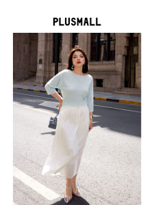 Soft Breathable Silk Imitation Cross Neck Elbow Sleeve Tie Design Knitted Shirt