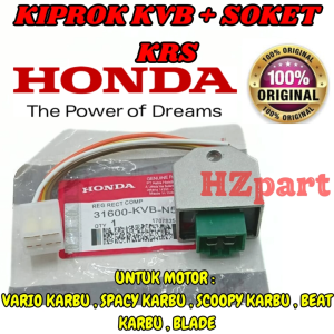 KIPROK KVB + SOKET KRS HONDA BEAT KARBU SCOOPY KARBU VARIO 110 KARBU REVO ABS BLADE ORIGINAL 100%  .