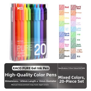 Kaco | Retractable Colorful Gel Pen