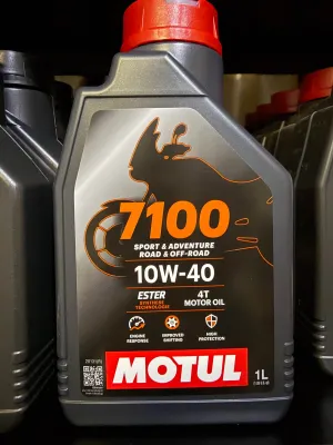Motul 7100 Sport & Adventure Road & Off-Road 10W-40 4T Ester 100% Synthetic Motor Oil 1L