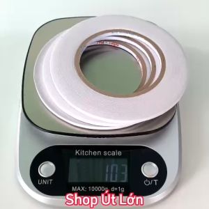 Combo 3 cuộn băng keo 2 mặt rộng 3mm dài 55 mét lõi giấy 3mm giá tại xưởng