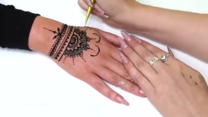 Henna Tattoo Cones Long Lasting Body Paint Safe Temporary Tattoo Art DIY Mehndi Paste for Wedding