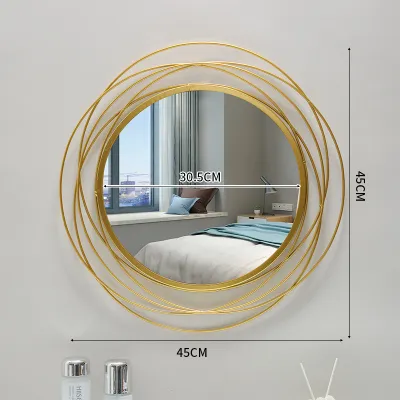 Elegant Modern Gold Wall Mirror