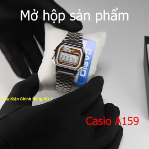 Đồng Hồ Nam/Nữ Casio A159 Gold .g. Made In Japan Chống Nước Siêu Bền Pin Lâu