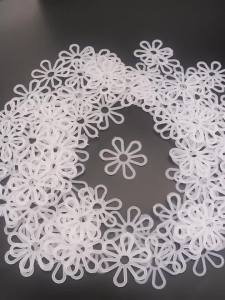 20/50Pcs Plastic Pattern Weaving DIY Handcraft Petal Flower Handbags Weaving Decoration Accessories Crochet Weaving Accessory