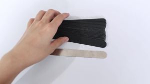 13.5CM Mini Replaceable Nail Art File For Manicure 50Pcs Removable Buffer Pads 100/180/240 Stainless Steel Durable Handle Files