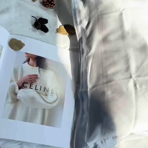 【1-3 Days Delivery】2PCS Satin Pillowcase Silk Pillow Cases Queen Pillow Cases Set of 2 Exquisite Packaging for Women Men