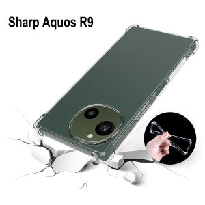 สําหรับ Sharp Aquos R9 SH-51E กรณี Air Cushion กันกระแทกถุงลมนิรภัยซิลิโคนกันชน TPU ปกหลังเคสโทรศัพท์นุ่มสําหรับ Sharp R9