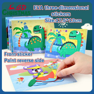 GD Christmas Kids creative pasting handmade EVA three-dimensional sticker DIY material package