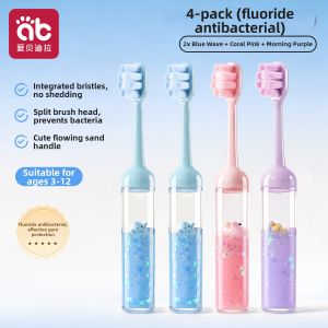 AIBEIDILA | Fluoride Soft Bristle Toothbrush for Teeth Development 3-12 Years