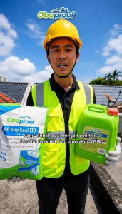 20Kg+10Kg OBAPROOF AB TOP SEAL 119 Polymer-Modified Flexible Cementitious Waterproofing Coating applied to concrete and mortar to prevent water infiltration / Simen Kalis Air Batu Dinding 防水水泥 Repair Crack Leaking Cementitious Waterproof High Elongation