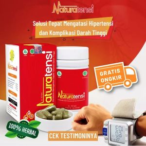 Naturatensi Obat Herbal Hipertensi Darah Tinggi Ampuh Berkualitas