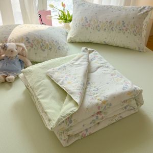 Nanjiren | Breathable Double Layer Gauze Summer Quilt Set Thin and Air Conditioner Suitable