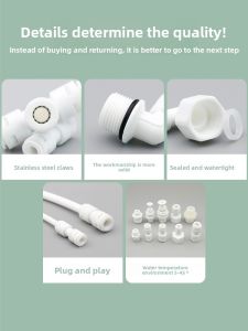 Water Purifier Accessories 4-Way Change Internal And External Thread 2-Way 3-Way Straight through Elbow Pure Water Machine Parts