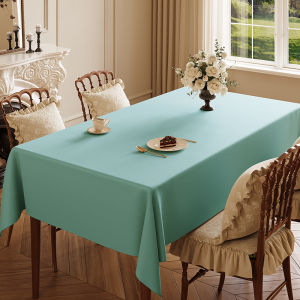 Luxurious Rectangular Tablecloth Waterproof Oil-resistant Heat-resistant Wash-free Living Room Coffee Table Universal Cover
