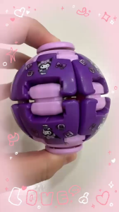 Kids Spin Rush Stress Relief Ball Toys / Mainan Kanak Kanak Bola Lepas Tekanan / Hello Kitty / Kuromi / Melody / Fidget Spinners
