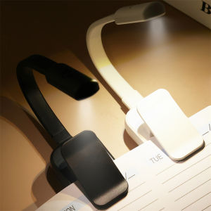 【HiBeautylife】Đèn kẹp sách Mini Đèn sạc USB có thể điều chỉnh được 3 độ sáng đèn đọc sách báo bảo vệ mắt đèn đêm phòng ký túc xá