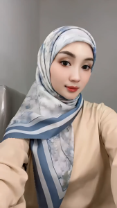 HIJAB SEGIEMPAT MOTIF SERAGAM/HIJAB MOTIF SEGIEMPAT/HIJAB MOTIF SERAGAMAN