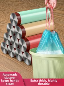 Drawstring Heavy-duty Garbage Bags