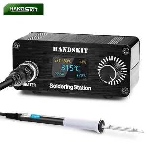 SolderPro OLED 72W Stasiun Solder Anti-Static Suhu Presisi