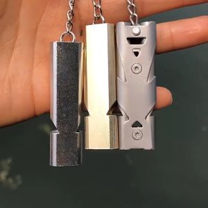 Bird Dog Training whistle Aluminum alloy dual frequency whistle for parrot cockatiel lovebirds pigeon pet Training tool