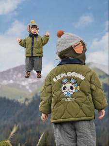 CUTEPANDAS | Áo Khoác Dày Ấm Chống Thấm Nước Bông
