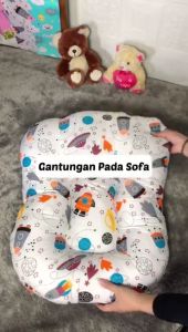 Sofa Bayi Jumbo Multifungsi Kasur Bayi Free Tas Mika dan Bantal Peyang
