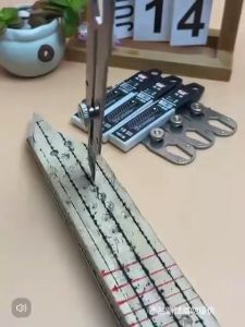 Pisau Cutter Stainless 9in1: Pemotong Kertas Tajam Anti Karat