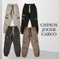 Celana joger cargo anak laki laki. 