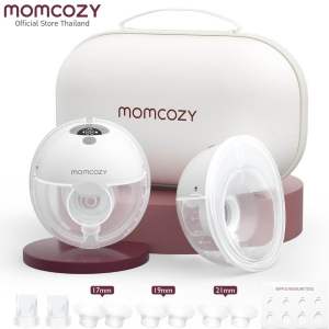 พร้อมส่งจากไทย Momcozy 🇺🇸 เครื่องปั๊มนมไร้สาย รุ่นM5 แฮนด์ฟรี มี3โหมดและ9ระดับ กรวยปั๊มขนาดเหมาะสวมใส่สบาย