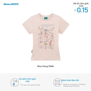 JNXS | Áo Thun Crop Top Slim Fit In Graffiti