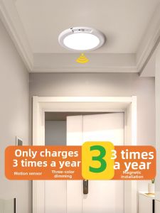 LAISILIMANWEI | Battery-Powered Ceiling Mounted Motion Sensor Light Long Battery Life